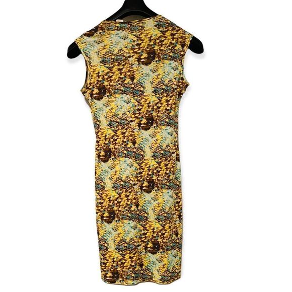 EQUIPMENT Watercolor Silk Tank V Neck Dress Size Medium - Picture 3 of 4